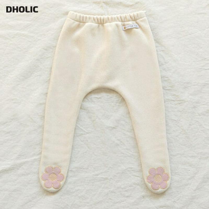 裏起毛フラワーレギンス・p010042 キッズ【0~2才】【pt】【レギンス パンツ ズボン ロングパンツ 花柄 フラワー 裏起毛 可愛い かわいい 女の子 冬 韓国 韓国子供服 子供 こども 子供服 こども服】【KIDS】