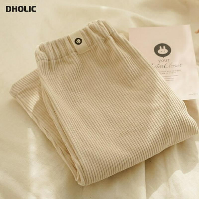 コットンコーデュロイパンツ・p009832 キッズ【0~2才】【pt】【パンツ ズボン ロングパンツ コーデュロイ コットン 綿 単色 無地 シンプル カジュアル 女の子 男の子 秋 冬 韓国 韓国子供服 子供 こども 子供服 こども服】【KIDS】