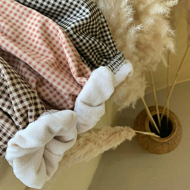 【キッズ30%OFF】両起毛ギンガムチェックパンツ・p009593 キッズ【0~2才】【pt】【パンツ ズボン ロングパンツ 長ズボン チェック柄 ギンガムチェック 裏起毛 起毛 両起毛 ウエストゴム カジュアル 女の子 男の子 冬 韓国 韓国子供服 子供 こども 子供服 こども服】【KIDS】