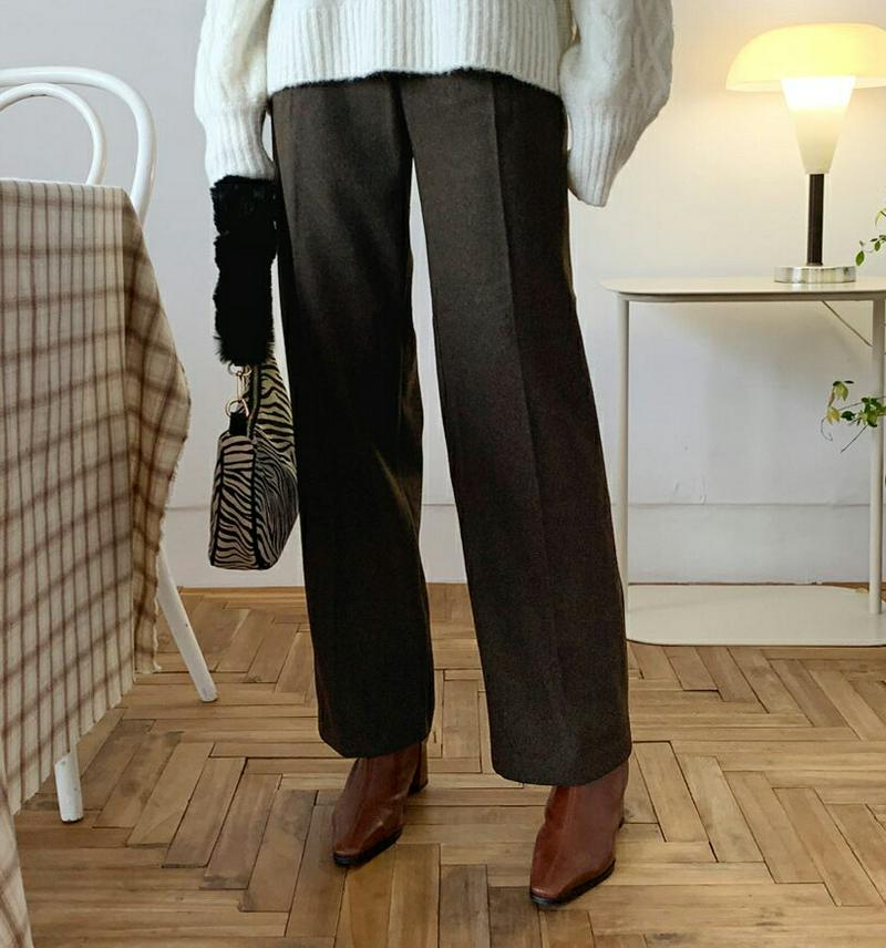 【只今10%OFF】タックスラックス・全5色・t62128 レディース 【pt】【韓国 ファッション ボトムス パンツ ロング フルレングス 10分丈 十分丈 ストレート ハイウエスト スリム 無地 オフィス 仕事 職場 フォーマル ハイウエスト 脚長 着痩せ 体型カバー カジュアル 秋 冬】