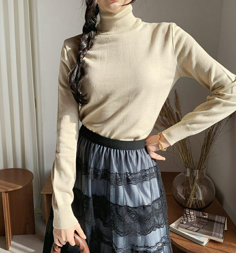 【只今10%OFF】2WAYカットアウトハイネックニット・全3色・b62103 レディース 【tops】【韓国 ファッション トップス ニット ハイネック 長袖 ロングスリーブ スリム 細身 タイト 肌見せ スリット カット カジュアル 秋 冬】