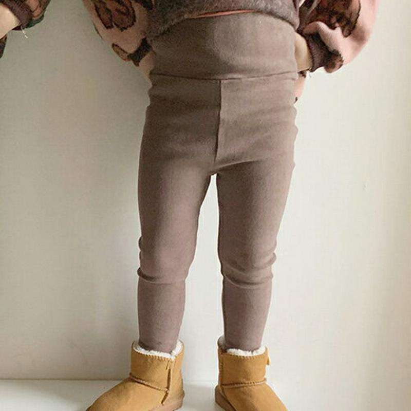 【キッズ30%OFF】起毛コットンレギンス(kids)・u10192 キッズ【3~8才】【pt】【レギンス パンツ ズボン 単色 無地 シンプル コットン 綿 カジュアル ラフ 起毛 女の子 男の子 秋 冬 韓国 韓国子供服 子供 こども 子供服 こども服】【KIDS】