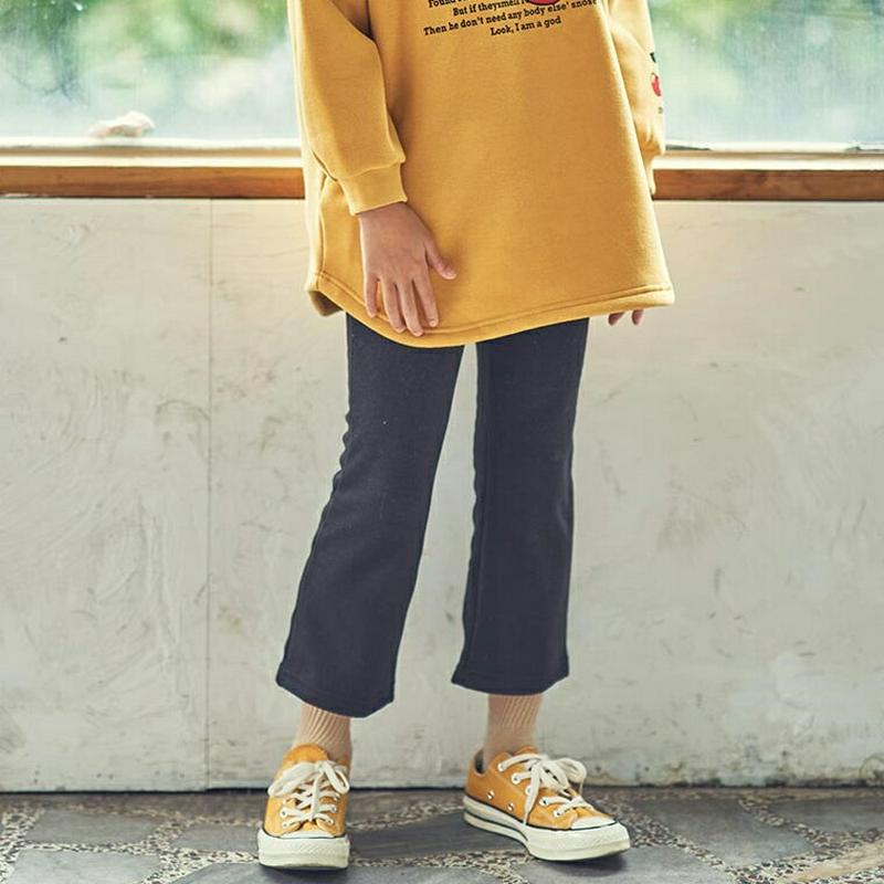 【キッズ30%OFF】ファー裏地ブーツカットパンツ・u09622 キッズ【9~17才】【pt】【パンツ ズボン ロングパンツ 長ズボン ブーツカット 単色 無地 シンプル カジュアル ラフ 女の子 男の子 冬 韓国 韓国子供服 子供 こども 子供服 こども服】【KIDS】