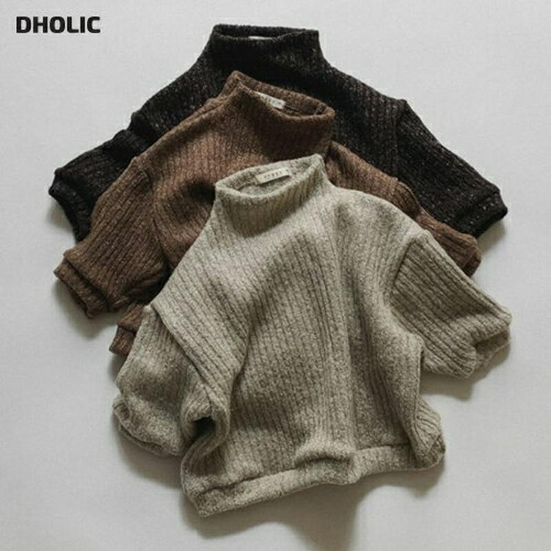 【キッズ30%OFF】ハーフネックニット・u10065 キッズ【3~8才】【tops】【トップス ニット ニットトップス 長袖 ハーフネック 単色 無地 シンプル カジュアル ラフ 女の子 男の子 秋 冬 韓国 韓国子供服 子供 こども 子供服 こども服】【KIDS】