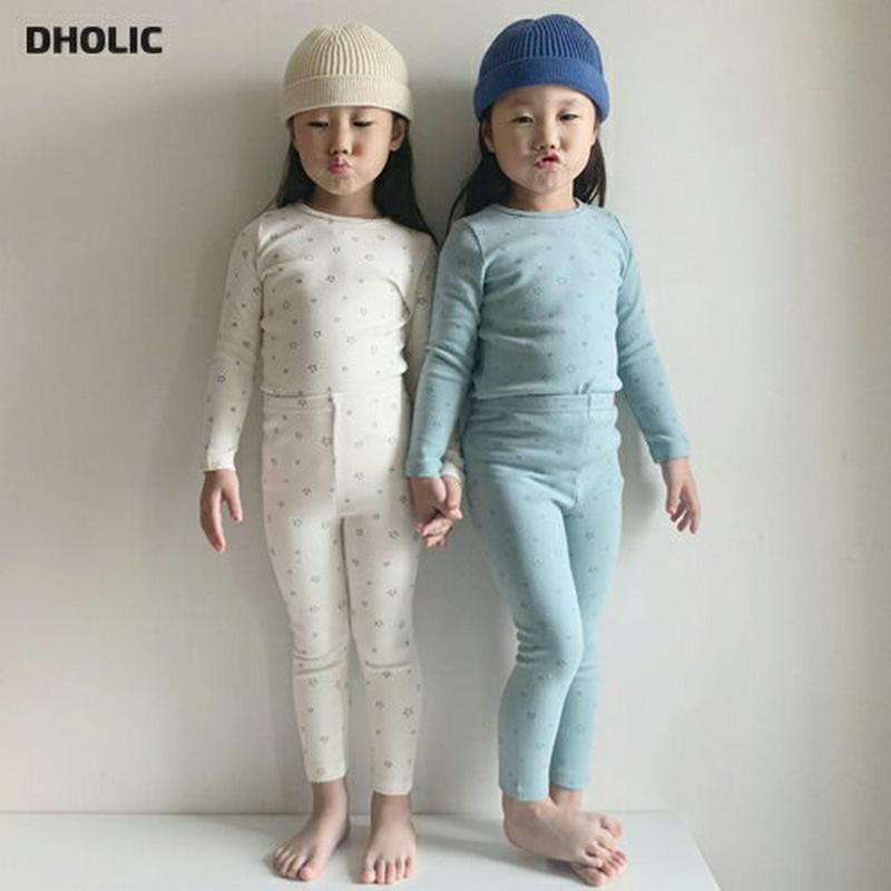 【キッズ30%OFF】スタールームウェア上下SET(kids)・u10160 キッズ【3~8才】【uw】【ルームウェア 部屋着 パジャマ 上下 長袖 パンツ ズボン 星柄 可愛い かわいい 女の子 男の子 韓国 韓国子供服 子供 こども 子供服 こども服】【KIDS】