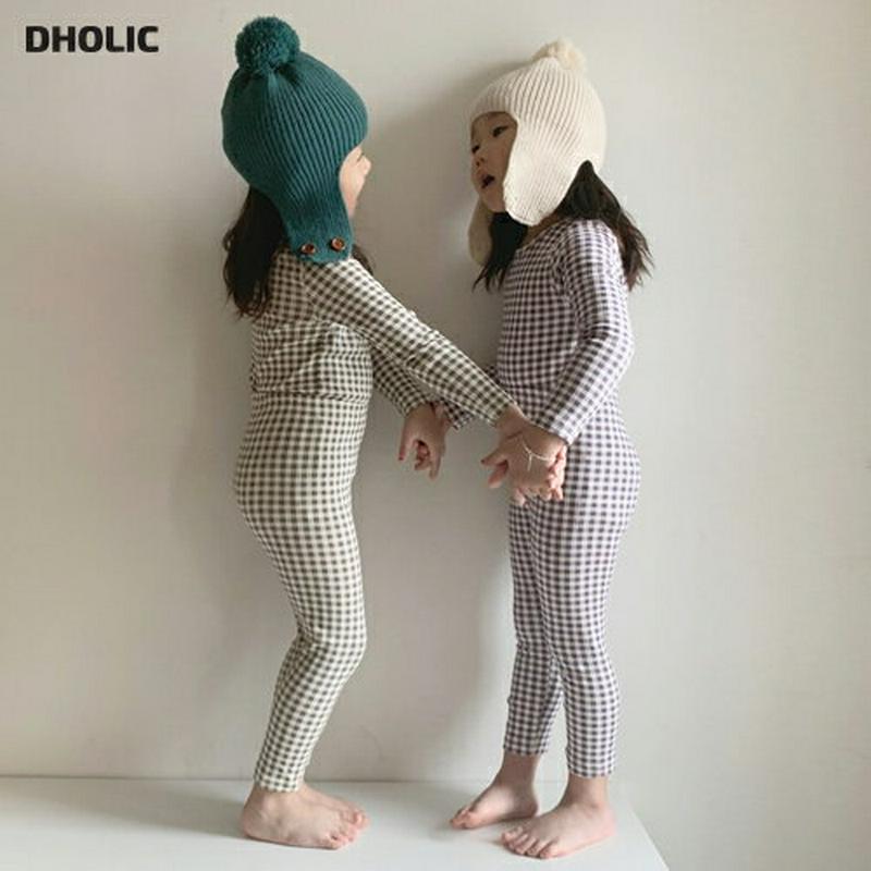 【キッズ30%OFF】ギンガムチェックルームウェア上下SET(kids)・u10162 キッズ【3~8才】【uw】【パジャマ ルームウェア 部屋着 チェック柄 ギンガムチェック 長袖 パンツ ズボン 上下 女の子 男の子 韓国 韓国子供服 子供 こども 子供服 こども服】【KIDS】