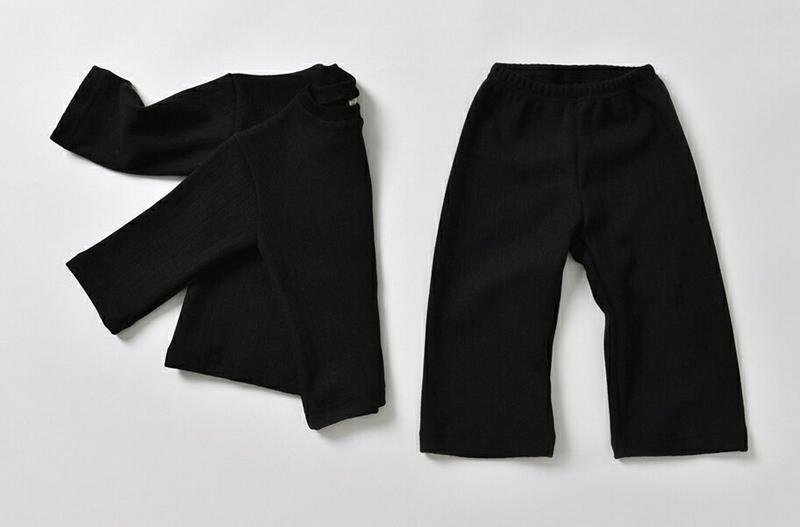 【キッズ30%OFF】裏起毛ニット上下SET・u10076 キッズ【3~8才】【set】【セットアップ setup トップス 長袖 ニット ニットトップス パンツ ズボン 裏起毛 シンプル カジュアル 上下 冬 韓国 韓国子供服 子供 こども 子供服 こども服】【KIDS】