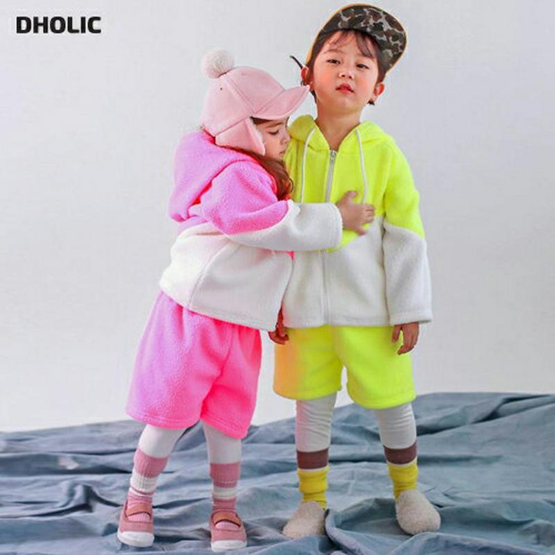 【キッズ30%OFF】ネオン配色ジップアップスウェット3点SET・p010019 キッズ【3~8才】【set】【セット set パーカー トップス 長袖 ハーフパンツ 半ズボン パンツ ズボン 長ズボン ネオン 女の子 男の子 秋 冬 韓国 韓国子供服 子供 こども 子供服 こども服】【KIDS】