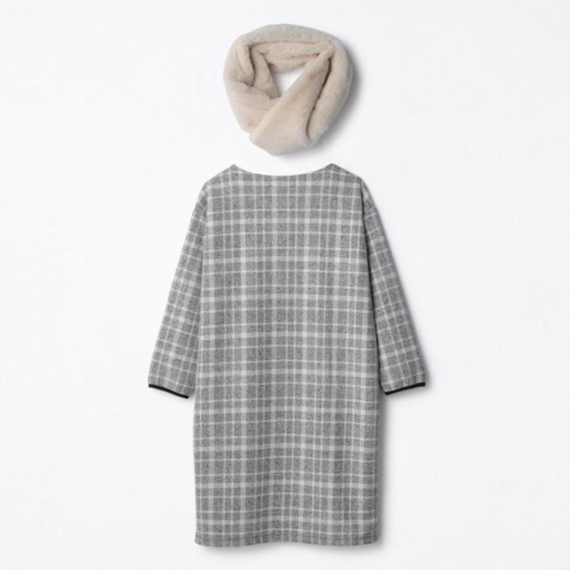 ワンピース+スヌードセット（MUMU＆Co.）
