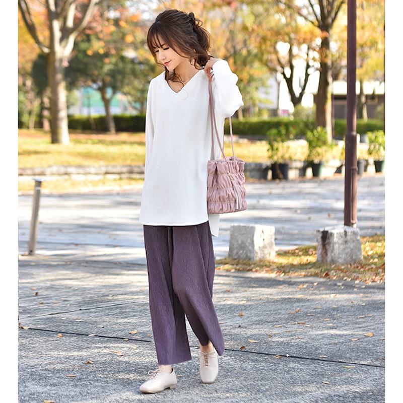 プリーツパンツ（MUMU＆Co.）