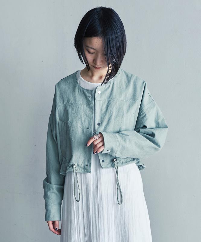 ○HEMP/Cカツラギショートブルゾン（nitca）