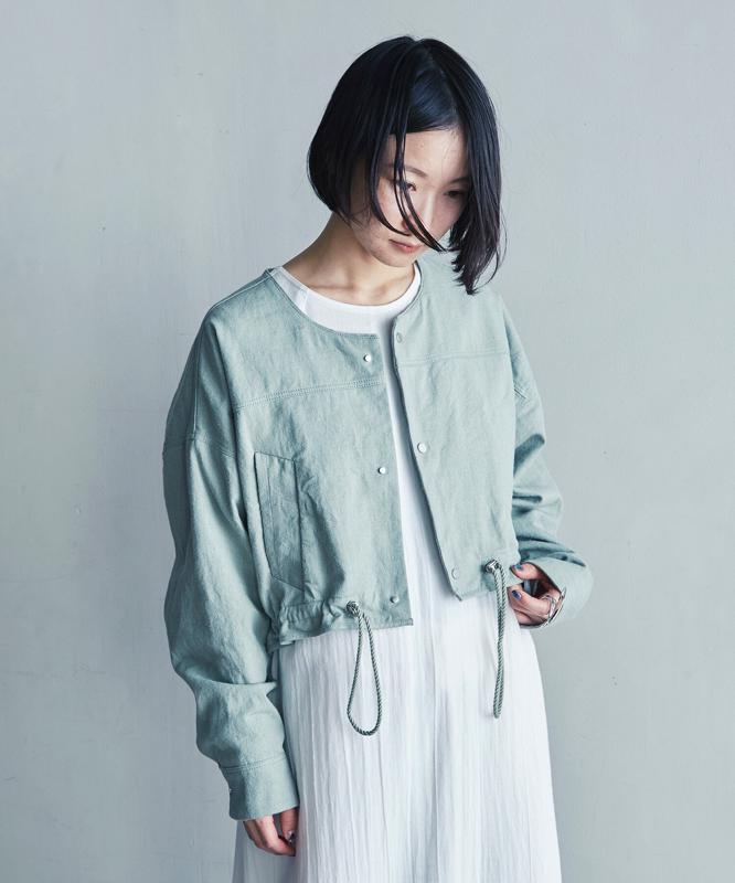 ○HEMP/Cカツラギショートブルゾン（nitca）