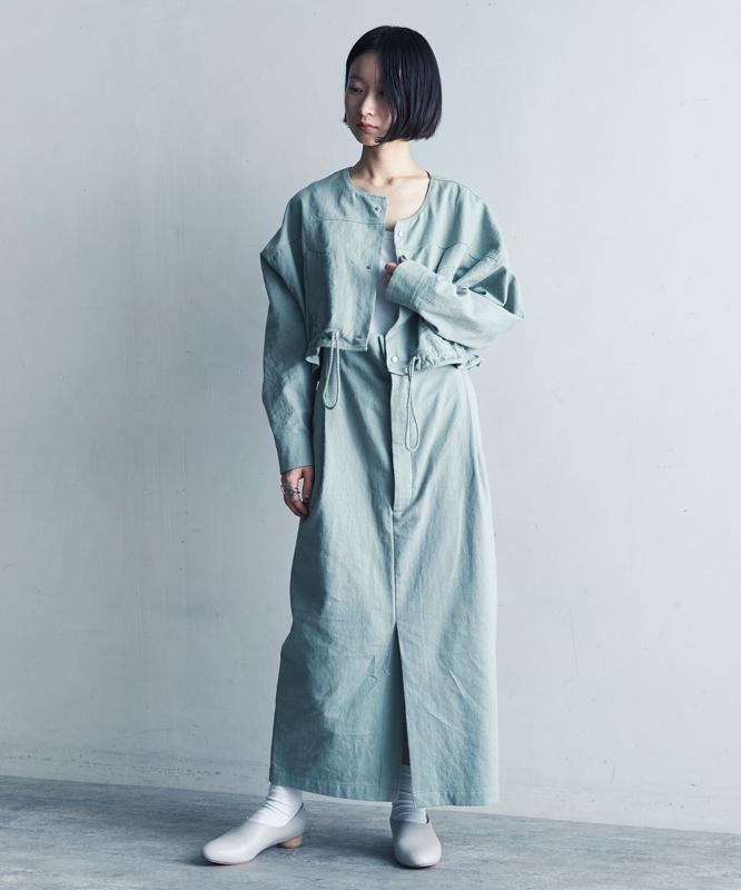 ○HEMP/Cカツラギショートブルゾン（nitca）