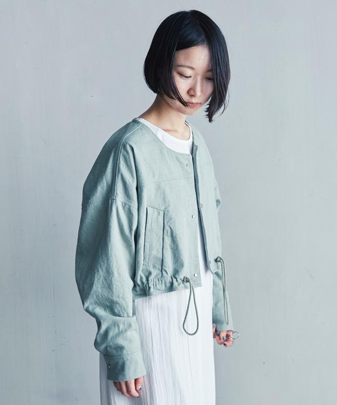 ○HEMP/Cカツラギショートブルゾン（nitca）