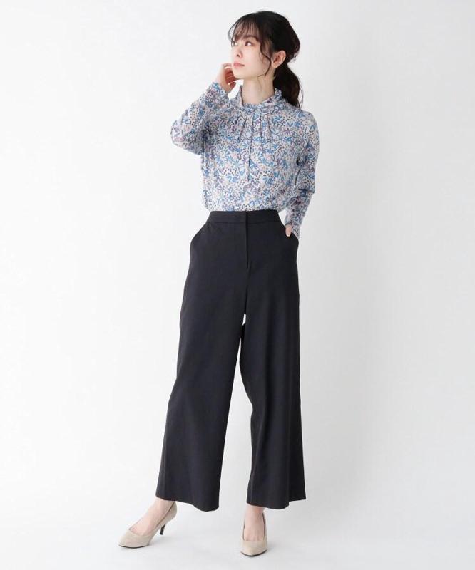 オックスノンタックワイドパンツ