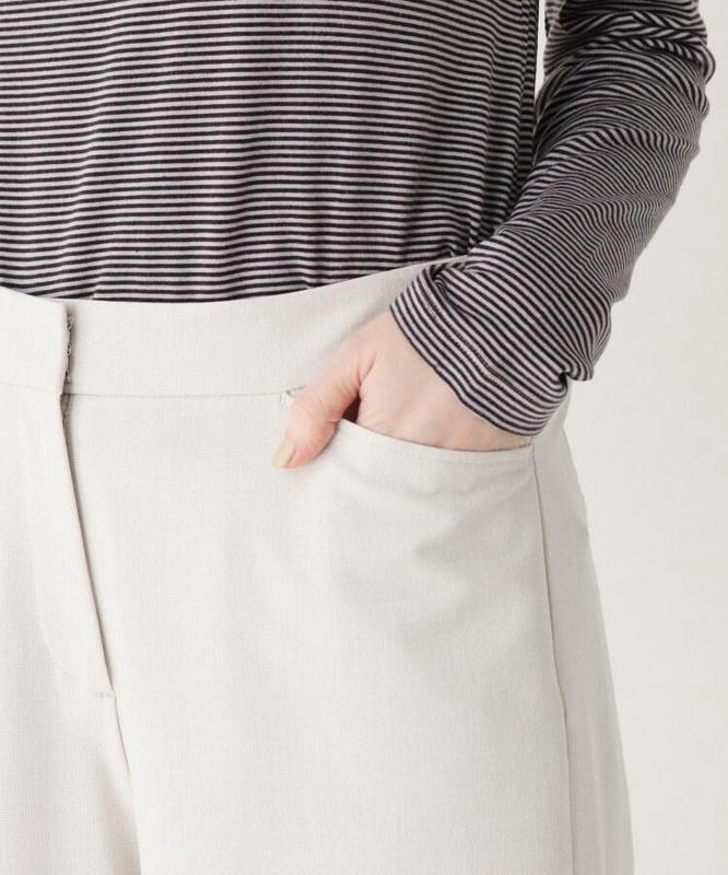 ノンタックワイドストレートパンツ