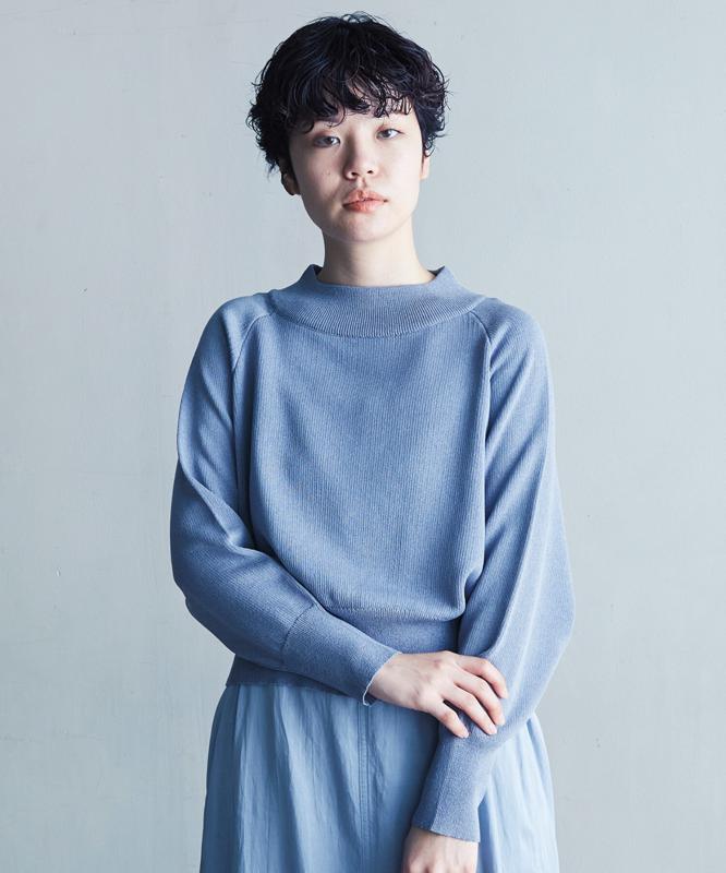 ○12G和紙混 ショートプルオーバー（nitca）