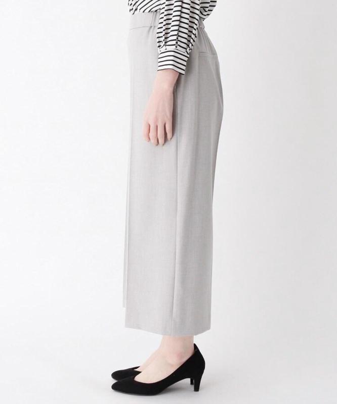 ストレッチクロップドワイドパンツ