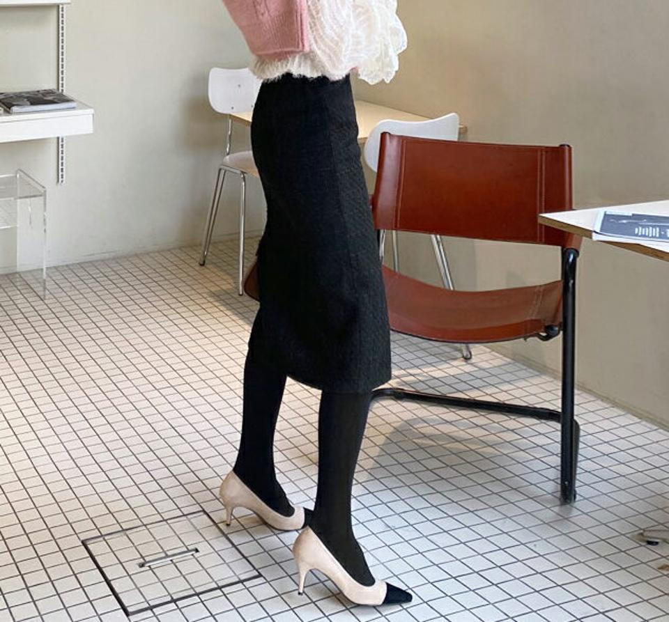 ボタンHラインスカート・全2色・b62144 レディース 【sk】【韓国 ファッション ボトムス スカート ロング Hライン スリム 細身 タイトスカート ペンシルスカート ミモレ 上品 大人 エレガント カジュアル 秋 冬】【STYLE】