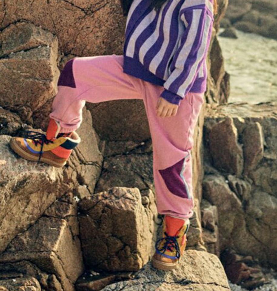 【キッズ30%OFF】両起毛トライアングル配色パンツ・u10245 キッズ【3~8才】【pt】【パンツ ズボン ロングパンツ 長ズボン 裏起毛 起毛 両起毛 トライアングル カジュアル 配色 ラフ 女の子 男の子 冬 韓国 韓国子供服 子供 こども 子供服 こども服】【KIDS】