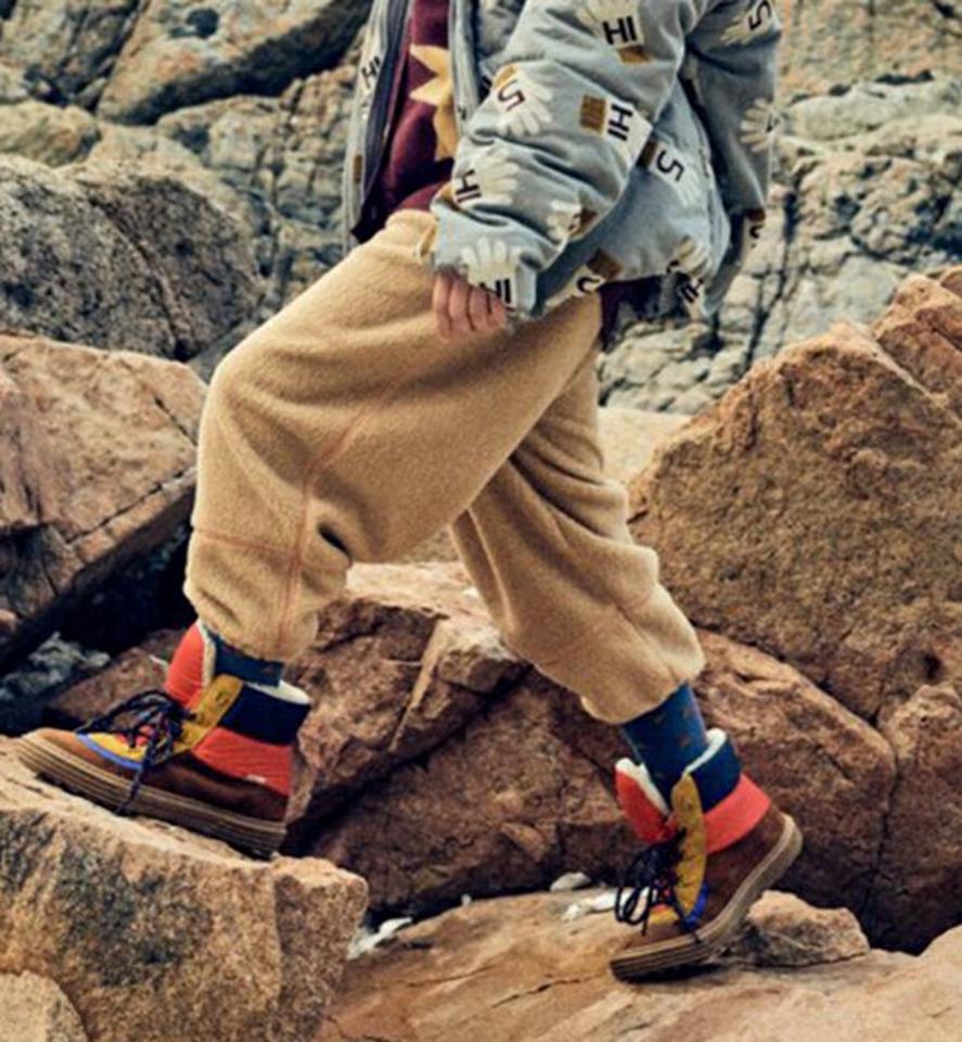 ラインボアパンツ・u10267 キッズ【3~8才】【pt】【パンツ ズボン ロングパンツ 長ズボン ボア ボアパンツ 単色 シンプル カジュアル ラフ 女の子 男の子 秋 冬 韓国 韓国子供服 子供 こども 子供服 こども服】【KIDS】【WS】