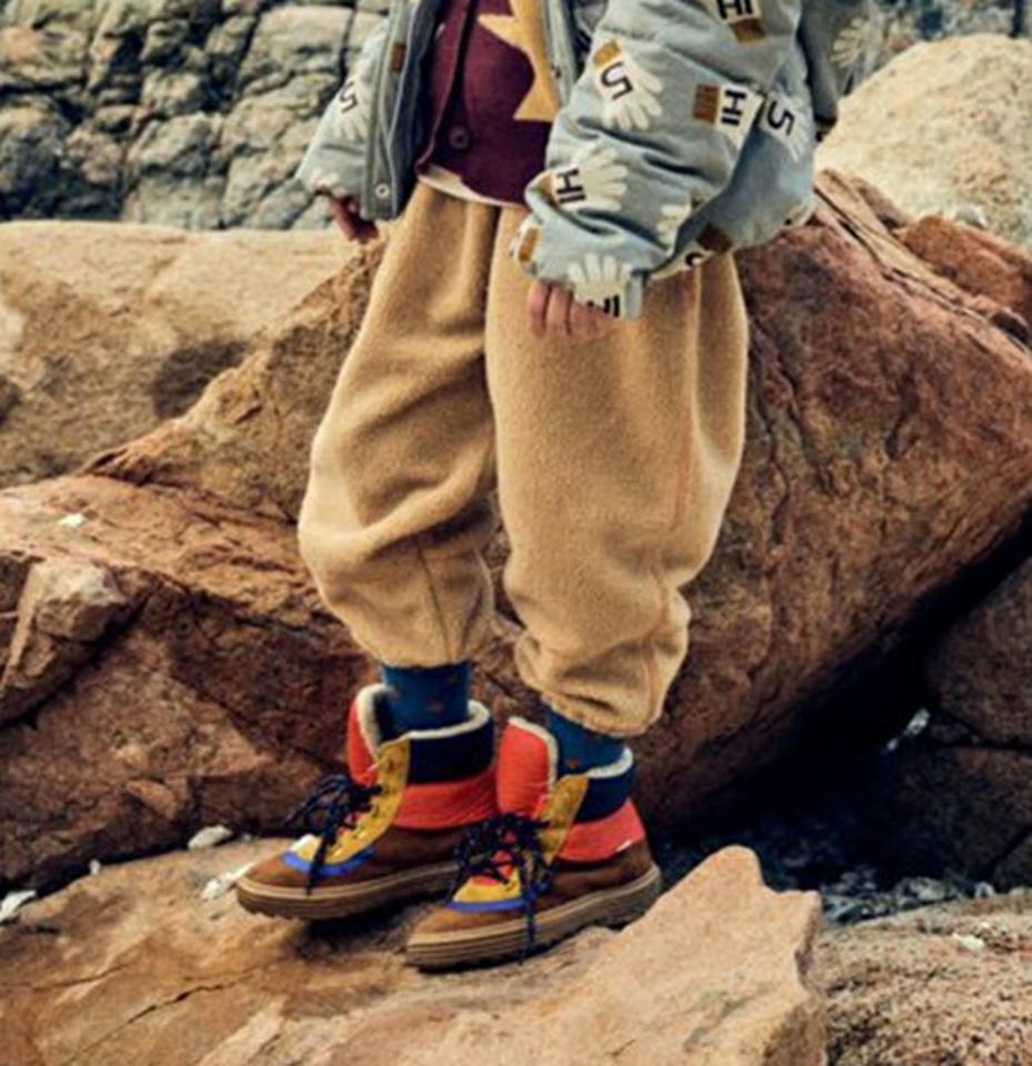 ラインボアパンツ・u10267 キッズ【3~8才】【pt】【パンツ ズボン ロングパンツ 長ズボン ボア ボアパンツ 単色 シンプル カジュアル ラフ 女の子 男の子 秋 冬 韓国 韓国子供服 子供 こども 子供服 こども服】【KIDS】【WS】