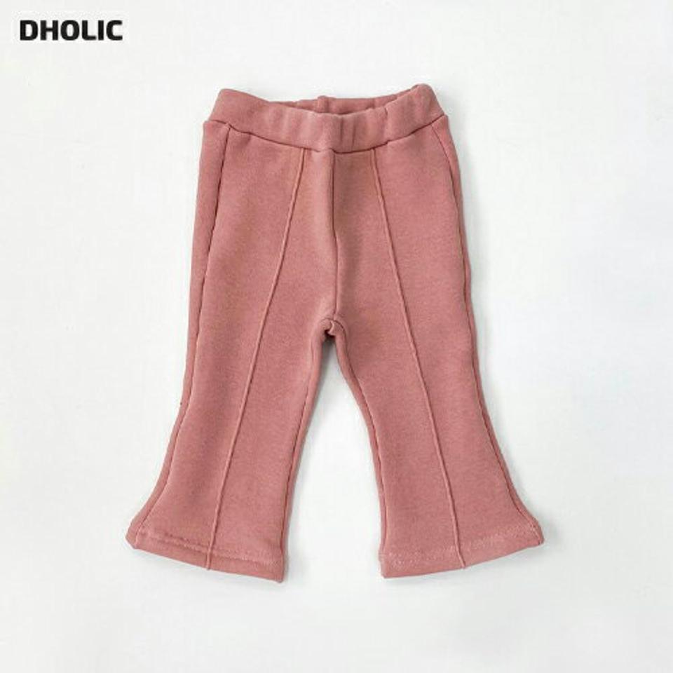 【キッズ30%OFF】裏起毛フレアパンツ・u10223 キッズ【3~8才】【pt】【パンツ ズボン ロングパンツ 長ズボン フレア フレアパンツ 裏起毛 単色 無地 シンプル カジュアル 女の子 男の子 冬 韓国 韓国子供服 子供 こども 子供服 こども服】【KIDS】