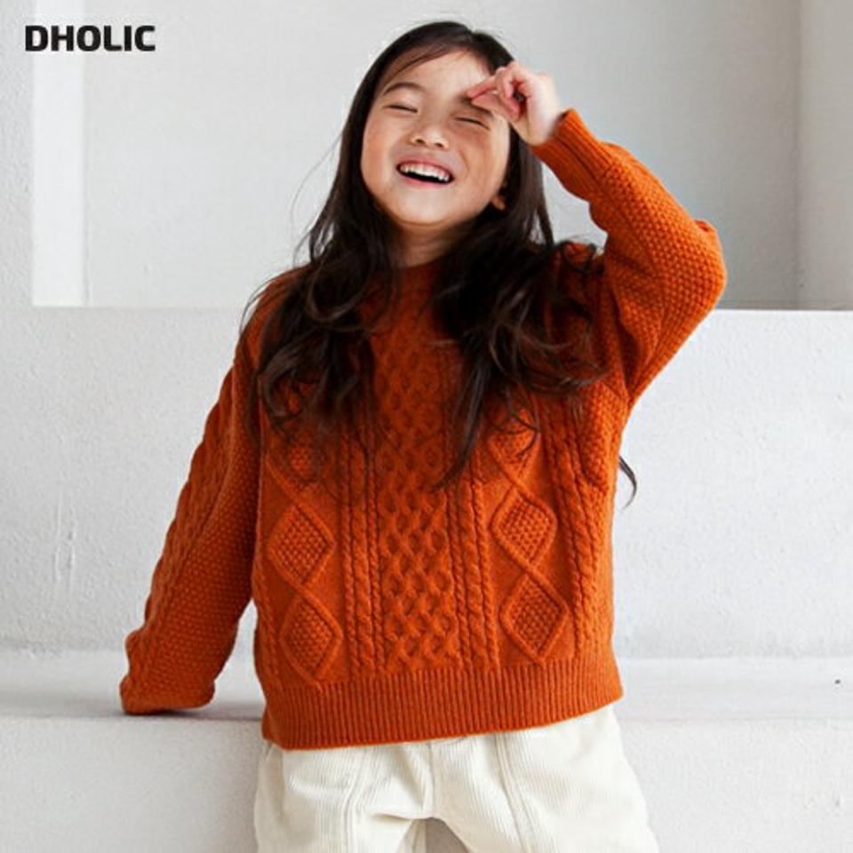 【キッズ30%OFF】ウール混ツイストニット・u10113 キッズ【3~8才】【tops】【トップス ニット ニットトップス 長袖 ツイスト編み ウール 単色 シンプル カジュアル ラフ 女の子 男の子 冬 韓国 韓国子供服 子供 こども 子供服 こども服】【KIDS】