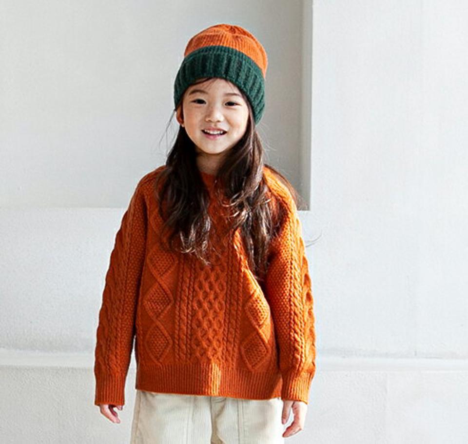 【キッズ30%OFF】ウール混ツイストニット・u10113 キッズ【3~8才】【tops】【トップス ニット ニットトップス 長袖 ツイスト編み ウール 単色 シンプル カジュアル ラフ 女の子 男の子 冬 韓国 韓国子供服 子供 こども 子供服 こども服】【KIDS】