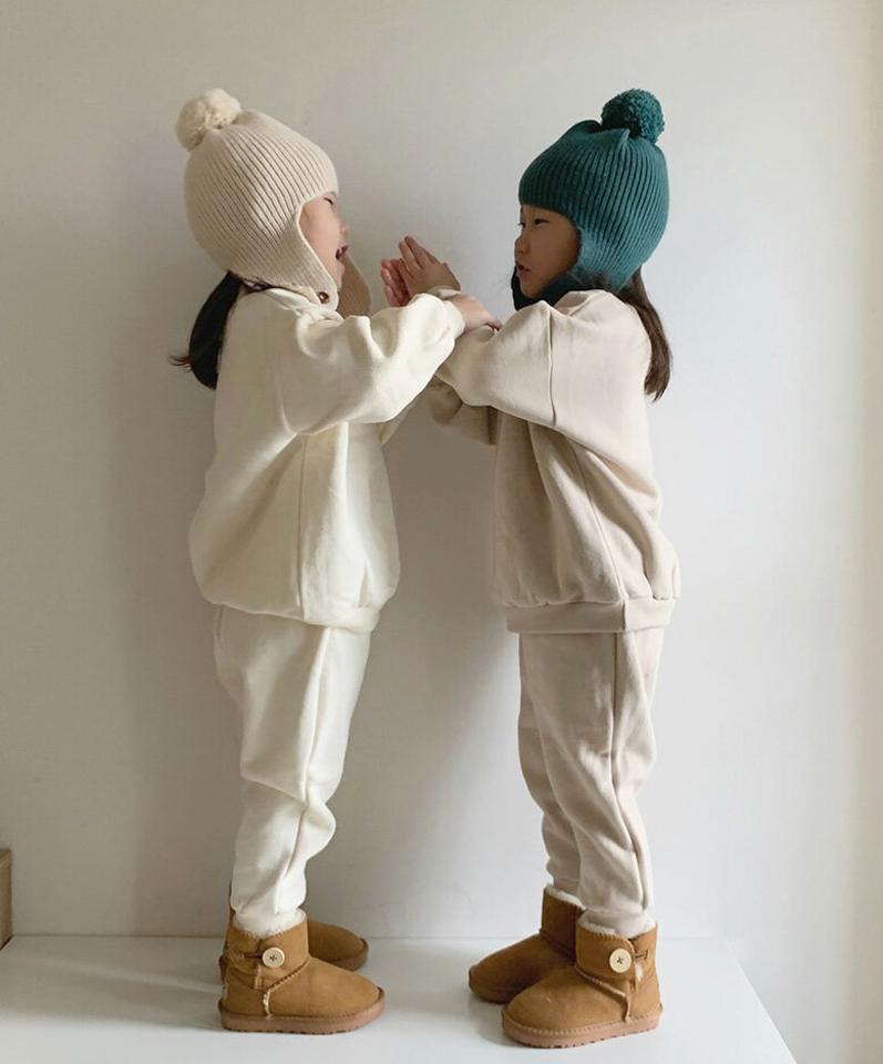 【キッズ30%OFF】裏起毛スウェットパンツ(junior)・u10147 キッズ【9~17才】【pt】【パンツ ズボン ロングパンツ 長ズボン スウェット 単色 無地 シンプル カジュアル ラフ 裏起毛 女の子 男の子 冬 韓国 韓国子供服 子供 こども 子供服 こども服】【KIDS】