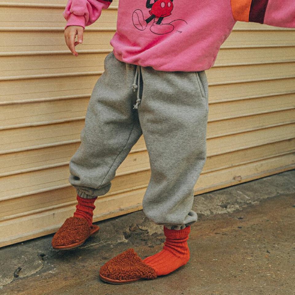 【キッズ30%OFF】裏起毛ジョガーパンツ(junior)・u10439 キッズ【9~17才】【pt】【パンツ ズボン ロングパンツ 長ズボン ジョガーパンツ 単色 無地 シンプル カジュアル 裏起毛 ラフ 女の子 男の子 冬 韓国 韓国子供服 子供 こども 子供服 こども服】【KIDS】