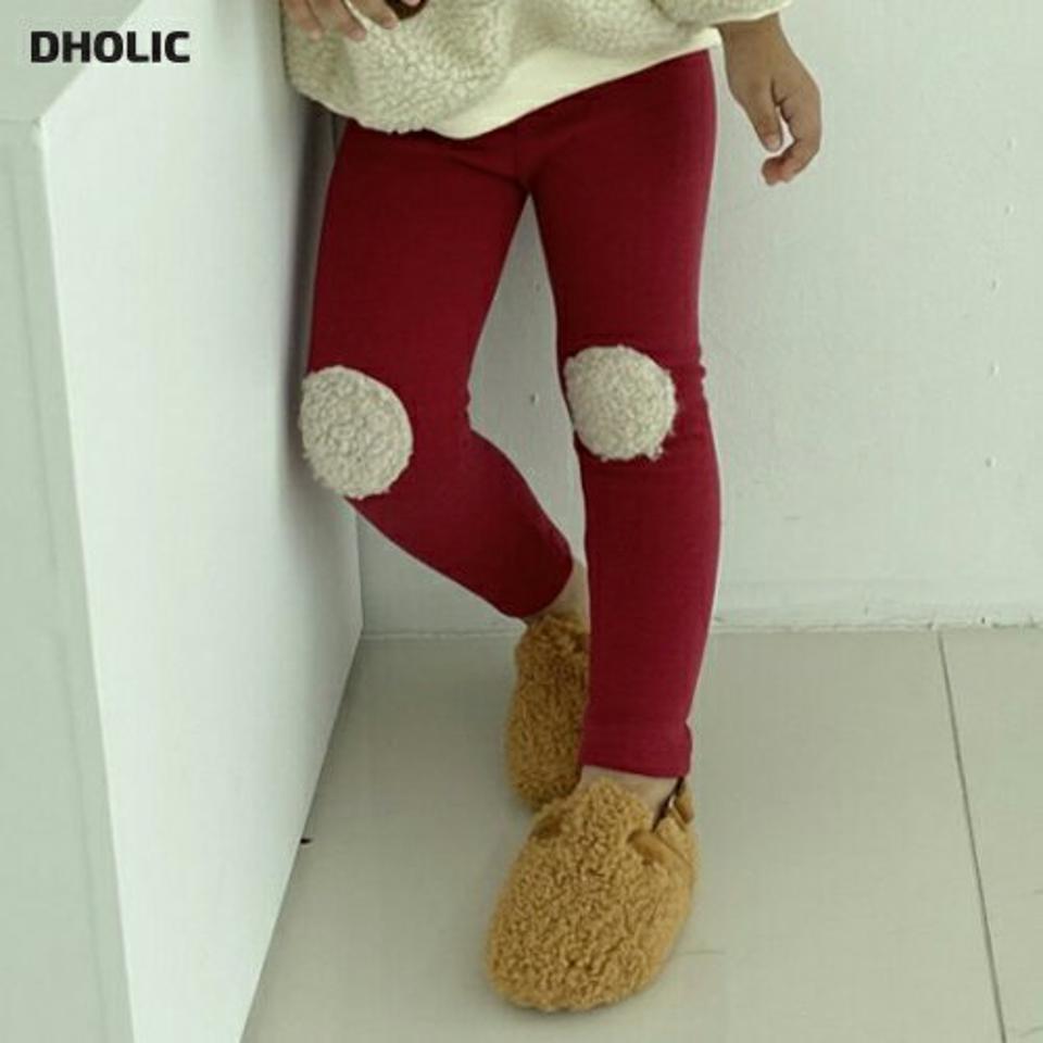 【キッズ30%OFF】裏起毛ボアパッチレギンス・u10432 キッズ【3~8才】【pt】【レギンス パンツ ズボン ロングパンツ 長ズボン ボア 裏起毛 カジュアル ラフ 女の子 男の子 冬 韓国 韓国子供服 子供 こども 子供服 こども服】【KIDS】