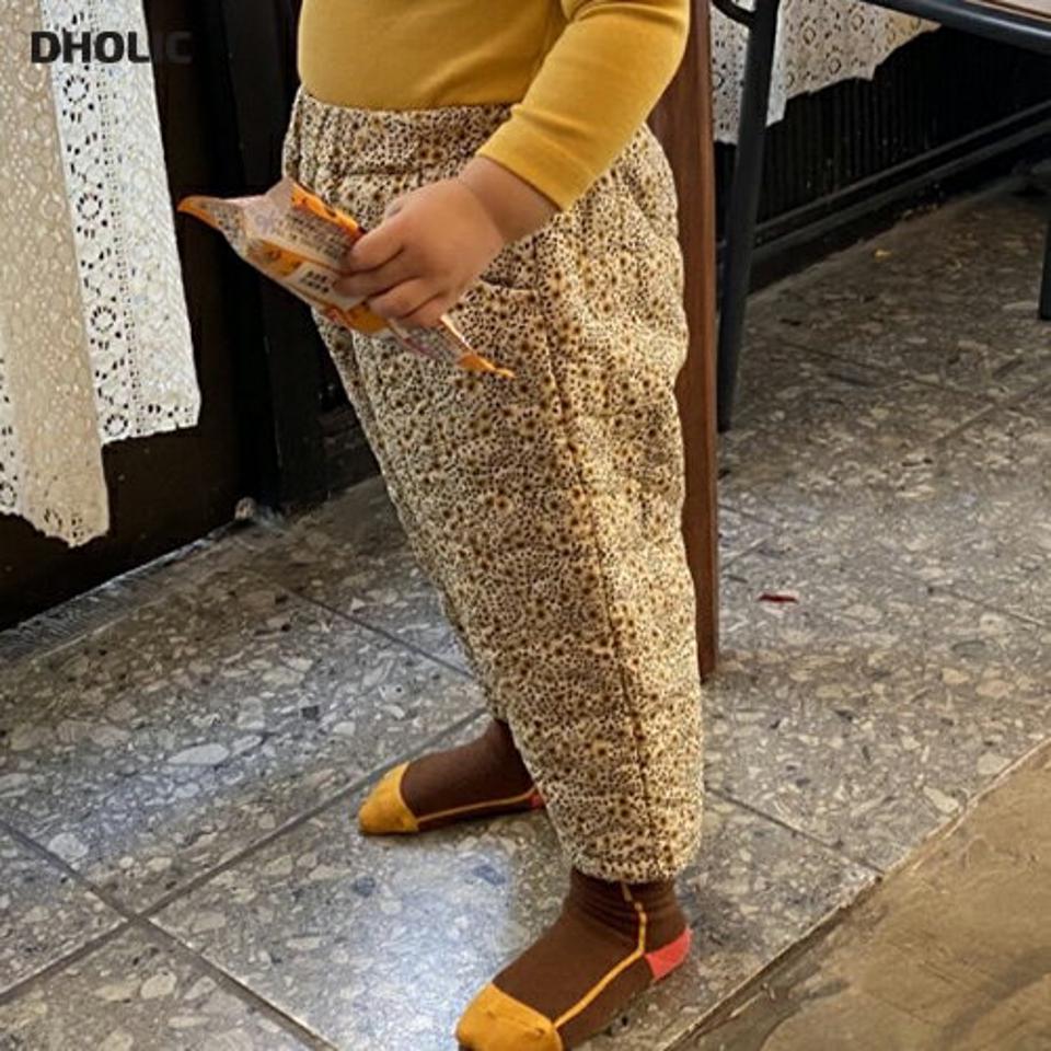 【キッズ30%OFF】フラワーキルトパンツ・u09663 キッズ【3~8才】【pt】【パンツ ズボン ロングパンツ 長ズボン キルト キルティング フラワー 花柄 レトロ カジュアル 可愛い かわいい 女の子 秋 冬 韓国 韓国子供服 子供 こども 子供服 こども服】【KIDS】