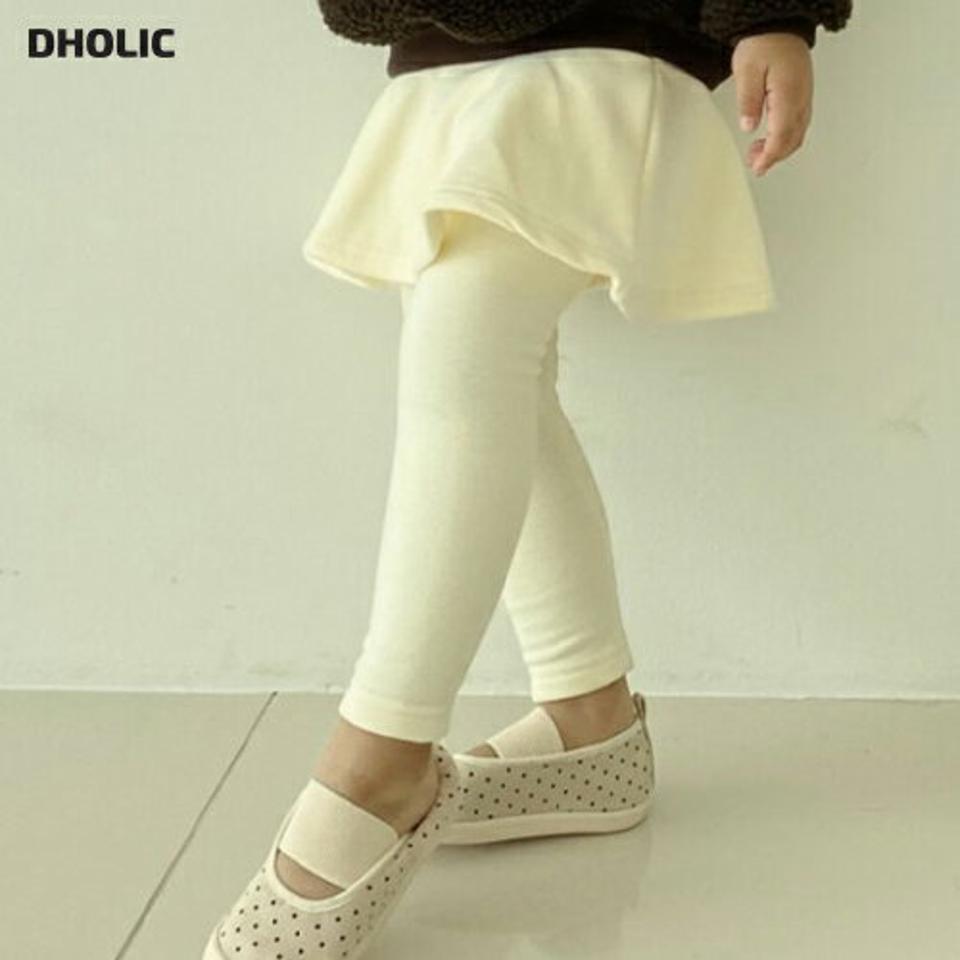 【キッズ30%OFF】裏起毛フレアスカートレギンス・u10433 キッズ【3~8才】【pt】【スカートレギンス スカート レギンス パンツ ズボン 長ズボン フレアスカート 裏起毛 単色 無地 シンプル 女の子 冬 韓国 韓国子供服 子供 こども 子供服 こども服】【KIDS】