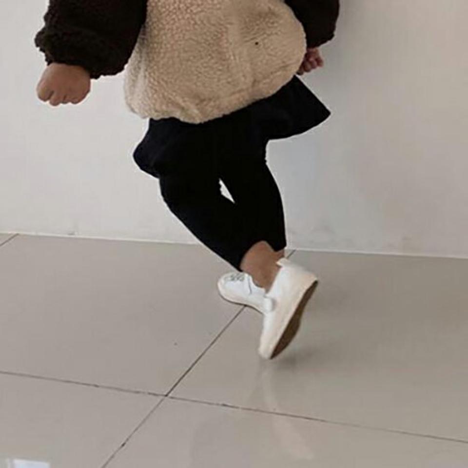 【キッズ30%OFF】裏起毛フレアスカートレギンス・u10433 キッズ【3~8才】【pt】【スカートレギンス スカート レギンス パンツ ズボン 長ズボン フレアスカート 裏起毛 単色 無地 シンプル 女の子 冬 韓国 韓国子供服 子供 こども 子供服 こども服】【KIDS】