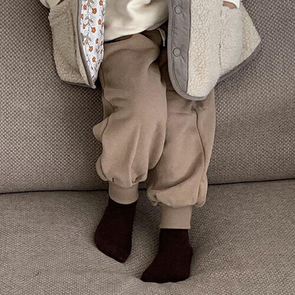 【キッズ30%OFF】2TYPE裏起毛ジョガーパンツ(kids)・u09488 キッズ【3~8才】【pt】【パンツ ズボン ロングパンツ 長ズボン ジョガーパンツ 裏起毛 ボーダー柄 単色 無地 シンプル カジュアル ラフ 女の子 男の子 冬 韓国 韓国子供服 子供 こども 子供服 こども服】【KIDS】