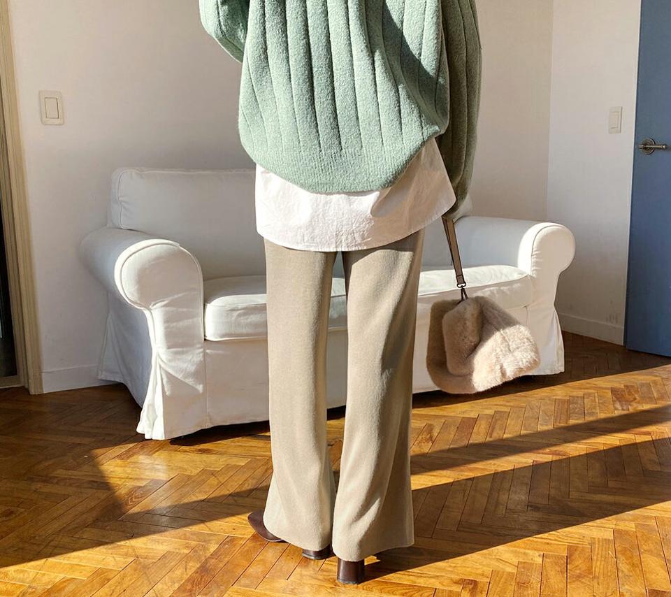 ドロストワイドニットパンツ・全3色・b65851 レディース 【pt】【パンツ ズボン ロングパンツ ニット ニットパンツ ワイド ワイドパンツ ドロスト 単色 無地 シンプル ウエストゴム カジュアル 秋 冬 韓国 ファッション】【ハイホリHIHOLLI】