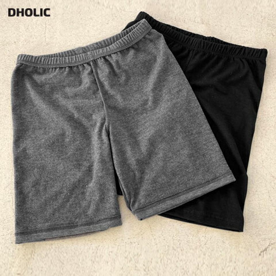 裏起毛インナーパンツ2SET・全1色・b65855 レディース 【acc】【インナーパンツ インナー パンツ 裏起毛 単色 無地 シンプル カジュアル ウエストゴム 冬 韓国 ファッション】【ハイホリHIHOLLI】