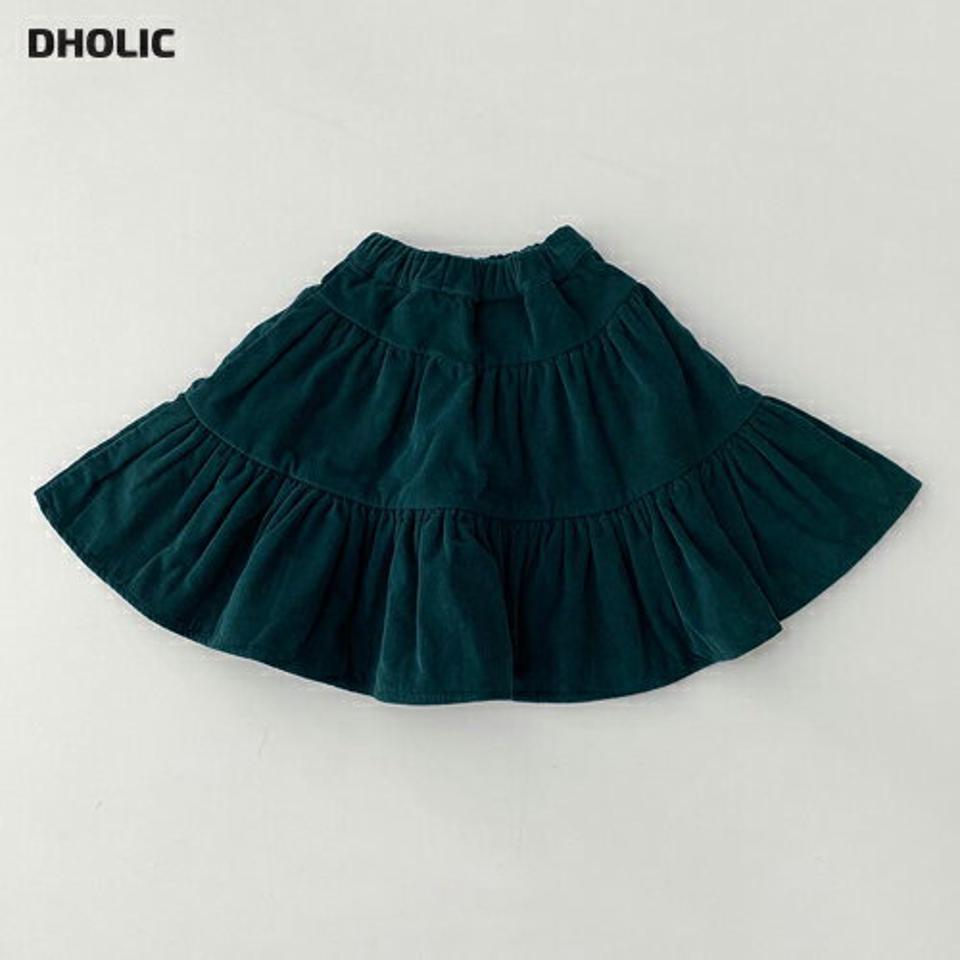 裏起毛コットンフレアスカート・u10224 キッズ【3~8才】【sk】【スカート ミニスカート フレア フレアスカート コットン 綿 裏起毛 可愛い かわいい ガーリー ふんわり 女の子 秋 冬 韓国 韓国子供服 子供 こども 子供服 こども服】【KIDS】