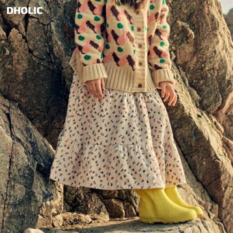 【キッズ30%OFF】刺繍パッチ花柄コーデュロイスカート・u10243 キッズ【3~8才】【sk】【スカート ロング ロングスカート 花柄 フラワー パッチ 刺繍 可愛い かわいい コーデュロイ 女の子 秋 冬 韓国 韓国子供服 子供 こども 子供服 こども服】【KIDS】