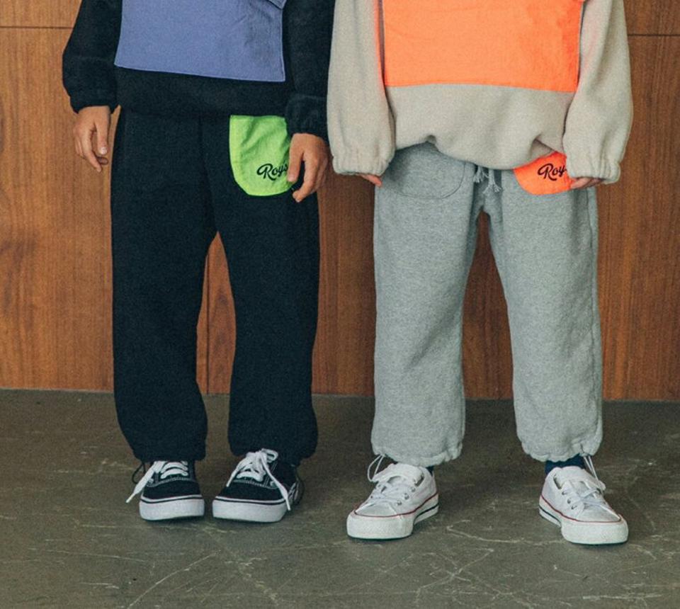 【キッズ30%OFF】裏起毛配色ポケットパンツ(kids)・u10349 キッズ【3~8才】【pt】【パンツ ズボン ロングパンツ 裏起毛 配色 カジュアル ラフ ダンス ストリート 女の子 男の子 冬 韓国 韓国子供服 子供 こども 子供服 こども服】【KIDS】