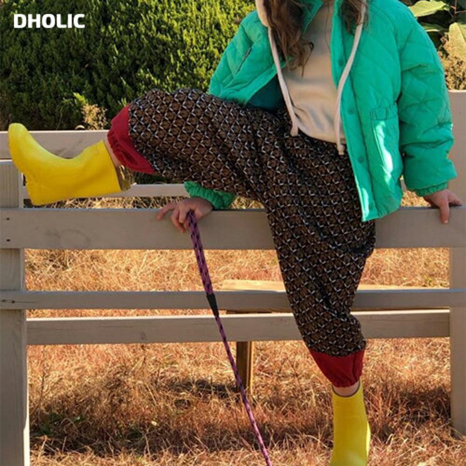 【キッズ30%OFF】裏起毛パターンボンディングパンツ・u10254 キッズ【3~8才】【pt】【パンツ ズボン ロングパンツ 長ズボン ボンディング 総柄 裏起毛 カジュアル ラフ 女の子 男の子 冬 韓国 韓国子供服 子供 こども 子供服 こども服】【KIDS】