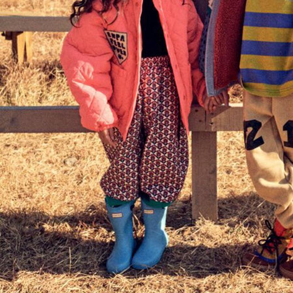 【キッズ30%OFF】裏起毛パターンボンディングパンツ・u10254 キッズ【3~8才】【pt】【パンツ ズボン ロングパンツ 長ズボン ボンディング 総柄 裏起毛 カジュアル ラフ 女の子 男の子 冬 韓国 韓国子供服 子供 こども 子供服 こども服】【KIDS】