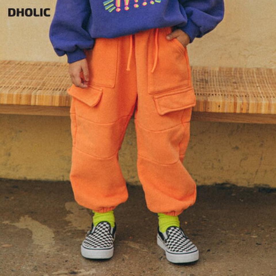 【キッズ30%OFF】裏起毛カーゴジョガーパンツ(kids)・u10345 キッズ【3~8才】【pt】【パンツ ズボン ロングパンツ 長ズボン ヨガ—パンツ カーゴパンツ 裏起毛 単色 無地 シンプル カジュアル 女の子 男の子 冬 韓国 韓国子供服 子供 こども 子供服 こども服】【KIDS】