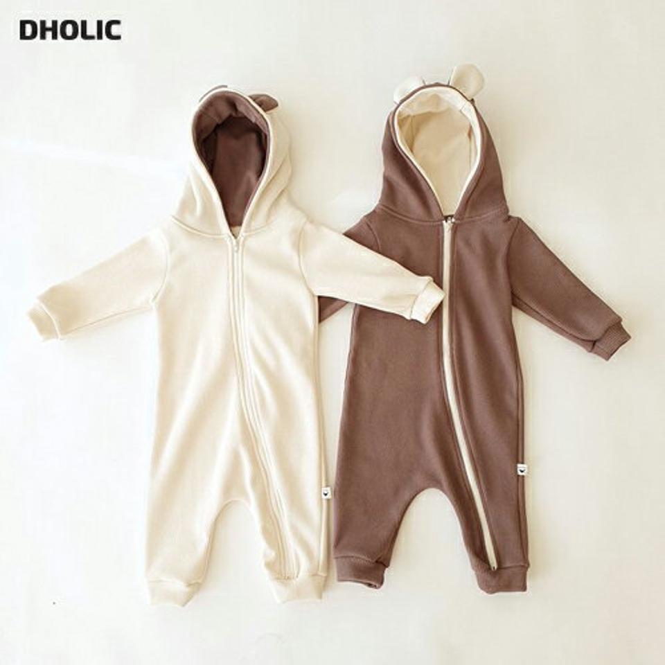 【キッズ30%OFF】ベアーロンパース・u09092 キッズ【0~2才】【bc】【ロンパース クマ くま アニマル 耳 クマ耳 くま耳 長袖 パンツ ズボン 可愛い かわいい 女の子 男の子 秋 冬 韓国 韓国子供服 子供 こども 子供服 こども服】【KIDS】
