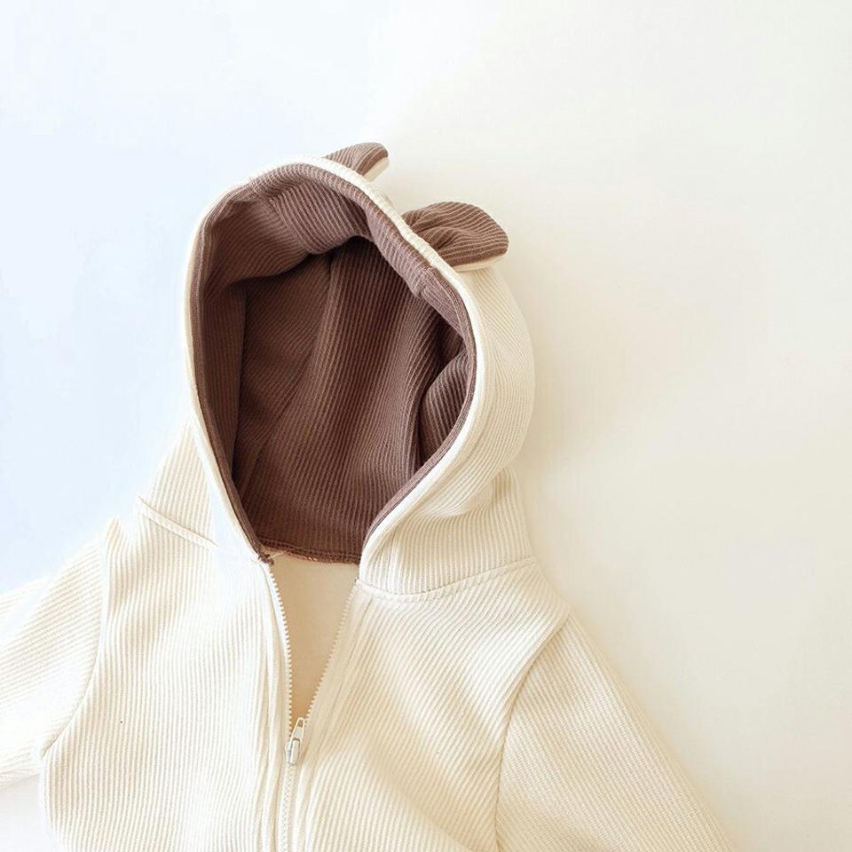 【キッズ30%OFF】ベアーロンパース・u09092 キッズ【0~2才】【bc】【ロンパース クマ くま アニマル 耳 クマ耳 くま耳 長袖 パンツ ズボン 可愛い かわいい 女の子 男の子 秋 冬 韓国 韓国子供服 子供 こども 子供服 こども服】【KIDS】