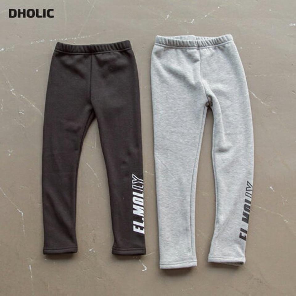 【キッズ30%OFF】ボア裏地ロゴレギンス(Kids)・u10325 キッズ 【3~8才】【pt】【韓国 ファッション ボトムス スパッツ パンツ ロング ウエストゴム セミブーツカット 裏ボア 暖かい 保温 女の子 男の子 キッズ 子供 子供服 幼稚園 通学 通園 低学年 秋 冬】【KIDS】