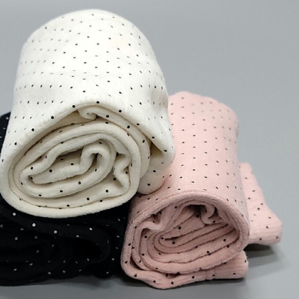 両起毛ミニドットレギンス(junior)・u10273 キッズ 【9~17才】【pt】【韓国 ファッション ボトムス レギンス パンツ スパッツ デイリー 女の子 パターン 柄が 保温 暖かい キッズ 子供 こども 子供服 通学 小学生 ジュニア 秋 冬】【KIDS】