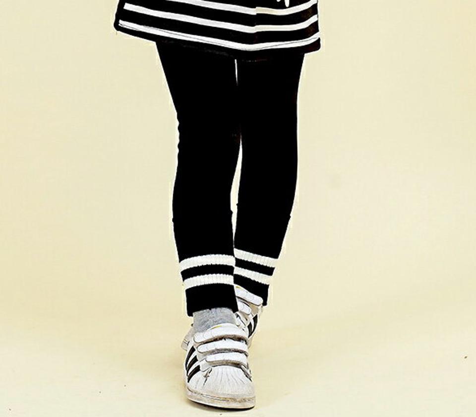 ファー裏地配色レギンス・p010377 キッズ 【3~8才】【pt】【韓国 ファッション ボトムス レギンス パンツ スパッツ リブヘム ユニーク 女の子 男の子 ユニセックス 裏ファー 保温 暖かい キッズ 子供 子供服 幼稚園 通学 通園 低学年 秋 冬】【KIDS】