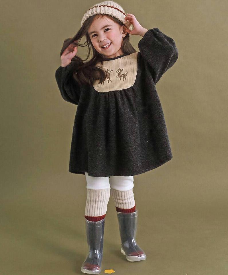 【キッズ30%OFF】起毛バンビカラー上下SET・p010422 キッズ【3~8才】【set】【セット set トップス 上下 起毛 バンビ アニマル 動物 長袖 レギンス パンツ ズボン かわいい 可愛い 女の子 男の子 秋 冬 韓国 韓国子供服 子供 こども 子供服 こども服】【KIDS】